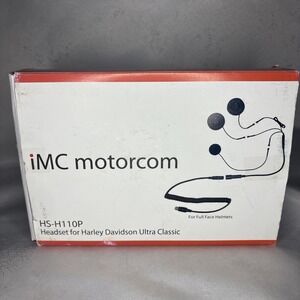 NIB IMC Motorcom HS-H110P Headset For Harley Davidson Classic 7 Pin 1998-Now